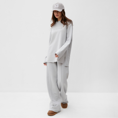 Брюки женские MIST Cozy style, серые, размер 42