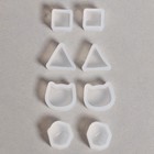 Форма силиконовая универсальная «Сережки-пусеты», набор 8 шт. (4 вида) - Фото 3