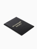 Обложка на военный билет, с тиснением, чёрная - Фото 2