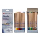 Карандаши акварельные набор 24 цвета, ЗХК «Белые ночи», профессиональные - Фото 6