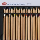 Карандаши цветные набор 48 цветов, ЗХК "Мастер-Класс", профессиональные, в металлическом пенале - фото 8952011