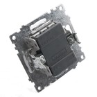 Выключатель 1-клавишный (механизм) 250В, 10А, серия Катрин, серебро, GLS10-7103-03 - фото 23405501