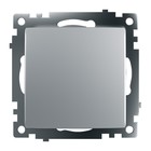 Выключатель 1-клавишный (механизм) 250В, 10А, серия Катрин, серебро, GLS10-7103-03 - фото 23405503