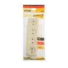 Розетка 4-местная без заземляющего контакта, 250В, 16А, IP20, PST16-60-20 (RA 16-464-БЖ), сл 1022742 10227426 - фото 14268807