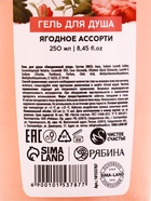 Гель для душа женский SECRET GARDEN, 250 мл, аромат ягодного ассорти, Чистое счастье - Фото 5