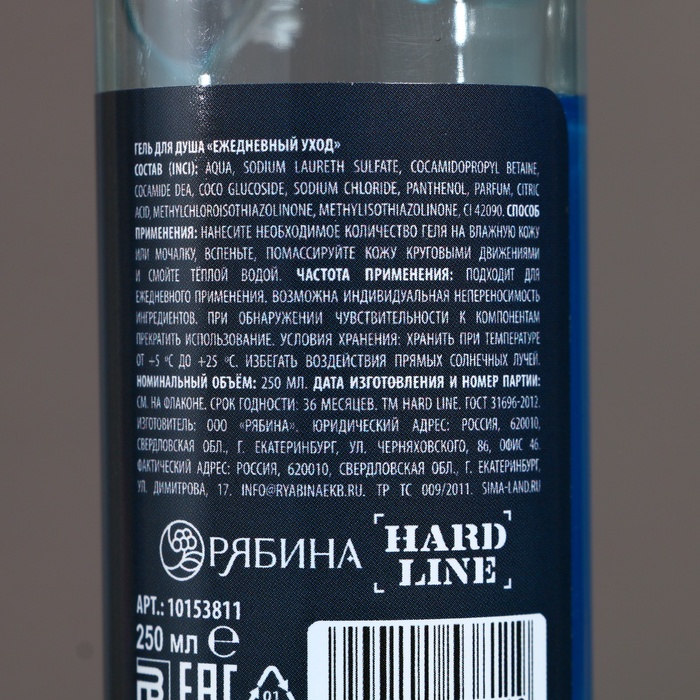 Гель для душа "С твоим днём!", 250 мл, аромат свежести