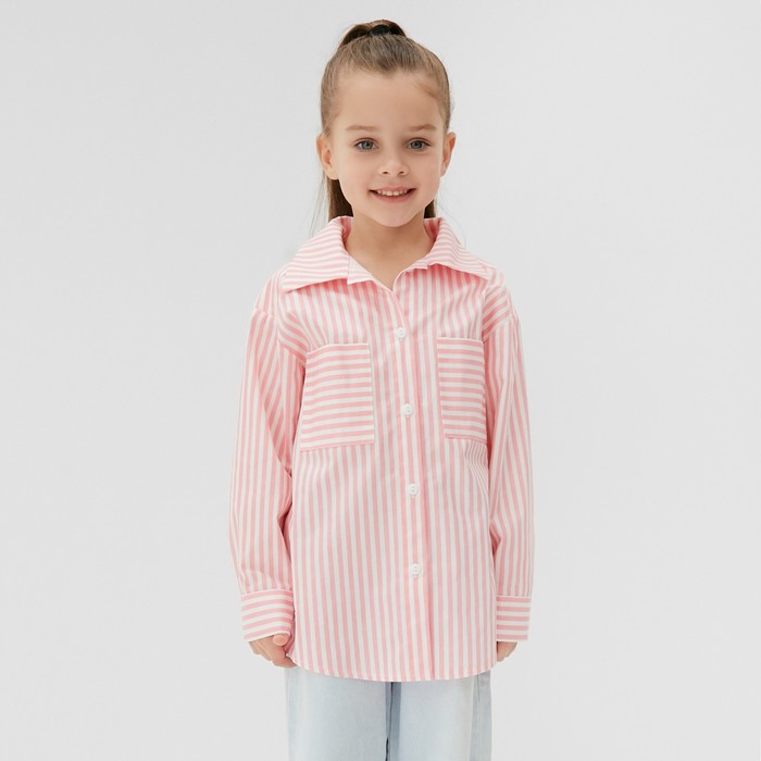 Рубашка для девочки KAFTAN "Полоска" размер 30 (98-104 см) - Фото 1