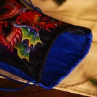 Мешок новогодний на шнурке, цвет синий/разноцветный - фото 8516078