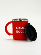 Термокружка «Мама босс», 450 мл, сохраняет тепло 2 ч, красная - Фото 6