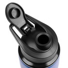 Бутылка для воды «Мастер К», 750 мл, 24×7.3 см, корпус из алюминия, синяя - Фото 3