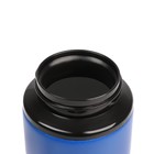 Бутылка для воды «Мастер К», 750 мл, 24×7.3 см, корпус из алюминия, синяя - Фото 4