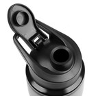 Бутылка для воды «Мастер К», 750 мл, 24×7.3 см, корпус из алюминия, чёрная - Фото 3