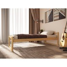 Односпальная кровать «Онтарио», 80 × 160 см, массив сосны, без покрытия - фото 110003661