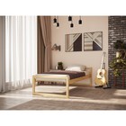 Односпальная кровать «Онтарио», 90 × 190 см, массив сосны, без покрытия - Фото 2