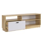 Тумба напольная «Моди», 1550×350×551 мм, цвет дуб крафт золотой/белое дерево - Фото 2