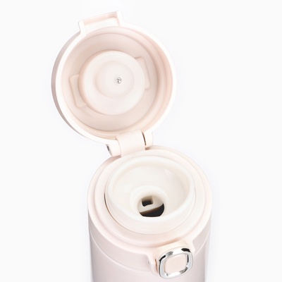 Термокружка, 420 мл, Life is beauty, сохраняет тепло 8 ч, термометр