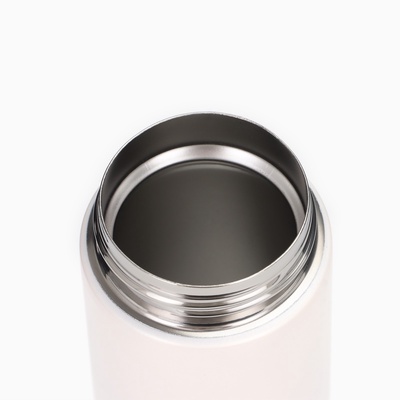 Термокружка, 420 мл, Life is beauty, сохраняет тепло 8 ч, термометр