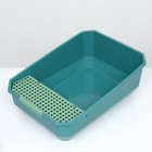 Туалет большой и совком, 61,5 х 44,5 х 22 см, зелёный - фото 23405835