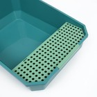 Туалет большой и совком, 61,5 х 44,5 х 22 см, зелёный - фото 23405837