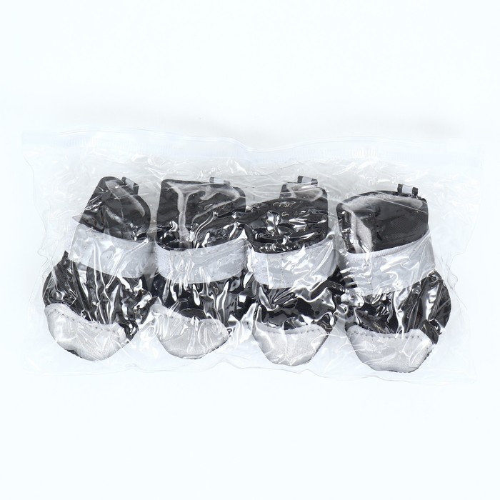 Ботинки для собак "Комфорт" дышашие, размер 2 (4, 5 х 3, 8 см), черные