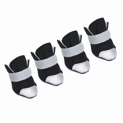 Ботинки для собак «Комфорт» дышащие, размер 3 (5×4.2 см), чёрные