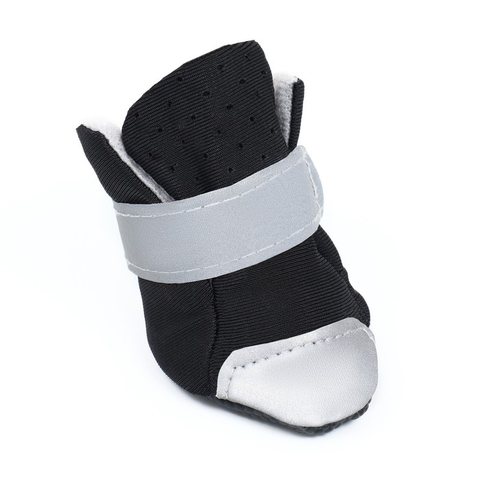 Ботинки для собак "Комфорт" дышашие, размер 5 (6, 0 х 5, 0 см), черные