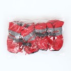 Ботинки для собак «Уют» с утяжкой, набор 4 шт., размер 1 (3.5×2.5 см), красные - Фото 6