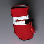 Ботинки для собак «Уют» с утяжкой, набор 4 шт., размер 1 (3.5×2.5 см), красные - Фото 8