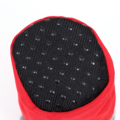 Ботинки для собак «Уют» с утяжкой, набор 4 шт., размер 2 (4×3 см), красные