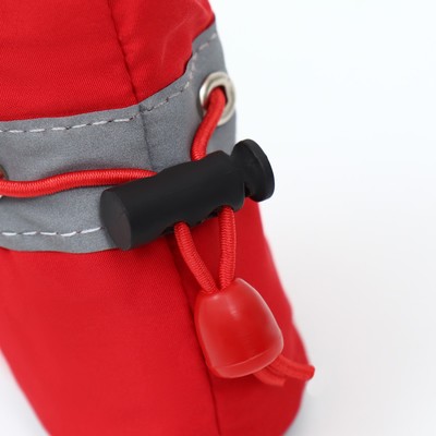 Ботинки для собак «Уют» с утяжкой, набор 4 шт., размер 2 (4×3 см), красные