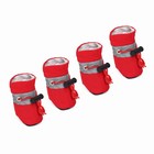 Ботинки для собак «Уют» с утяжкой, набор 4 шт., размер 5 (5.5×4.5 см), красные - Фото 1