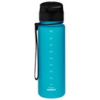 Бутылка спортивная для воды ONLYTOP Fitness, 500 мл, цвет голубой - фото 8556509