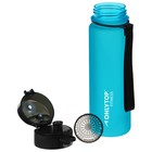 Бутылка спортивная для воды ONLYTOP Fitness, 500 мл, цвет голубой - Фото 7