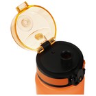 Бутылка спортивная для воды ONLYTOP Fitness Gradien, 500 мл, цвет розово-оранжевый - Фото 9