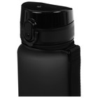 Бутылка спортивная для воды ONLYTOP, 1000 мл, цвет чёрный - фото 4409704