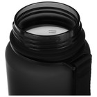 Бутылка спортивная для воды ONLYTOP, 1000 мл, цвет чёрный - фото 4409706