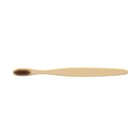 Зубная щетка бамбуковая средняя в коробке, коричневая - Фото 4