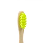 Зубная щетка бамбуковая жесткая в коробке, желтая - фото 23458443