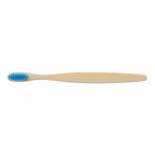 Зубная щетка бамбуковая мягкая, в коробке, синяя - Фото 4