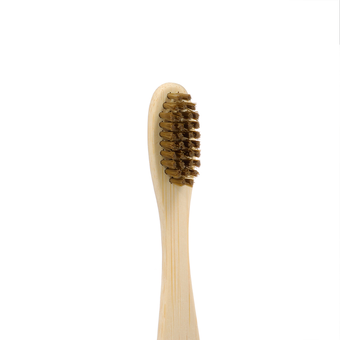 Зубная щетка бамбуковая жесткая, 5 штук, микс цветов