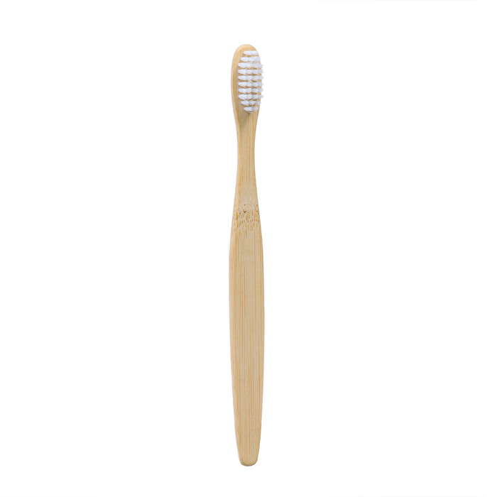 Зубная щетка бамбуковая средняя 10 штук, микс цветов