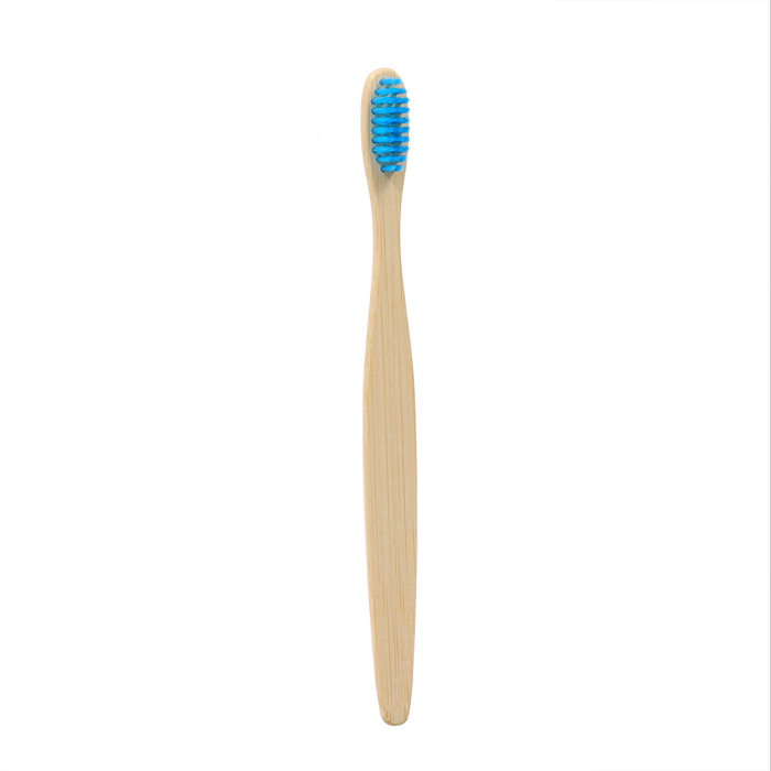 Зубная щетка бамбуковая средняя 10 штук, микс цветов