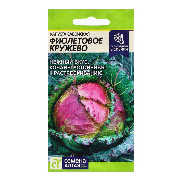 Семена Капуста савойская «Фиолетовое Кружево», 0.3 г, «Семена Алтая» - Фото 1