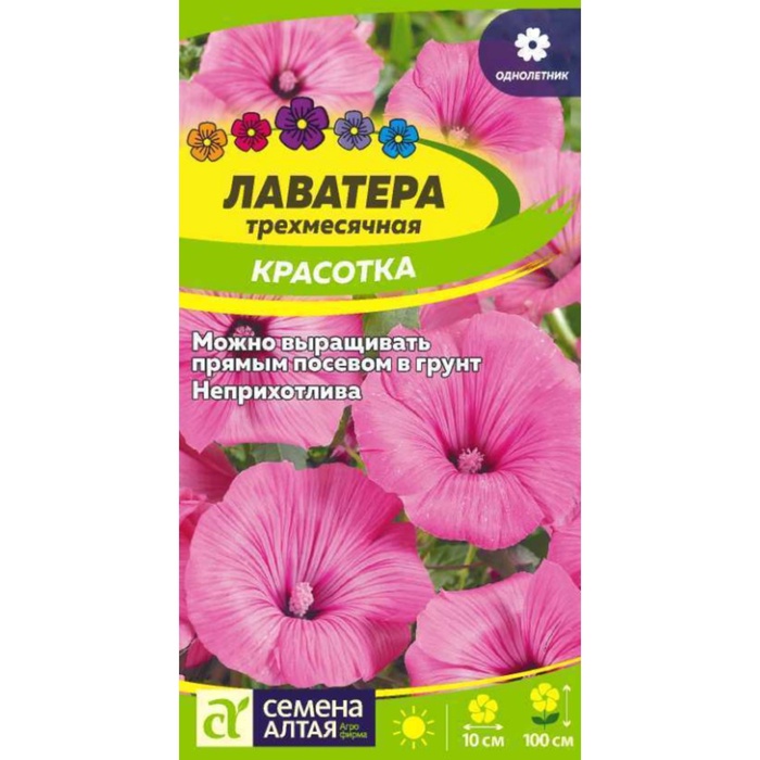Семена Цветы Лаватера "Красотка", 0,2 г - Фото 1