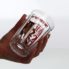 Стакан граненый Дорого внимание «Ну че грустим?» 250 мл, стекло 9931414