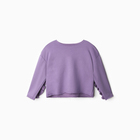 Свитшот для девочки MINAKU: Casual Collection KIDS, цвет сиреневый, рост 158 см - Фото 5