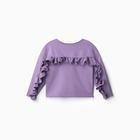 Свитшот для девочки MINAKU: Casual Collection KIDS, цвет сиреневый, рост 158 см - Фото 9