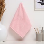 Полотенце махровое "Этель" 30*60 см, цв. бледно-розовый, 100% хлопок, 340 г/м2 - Фото 1