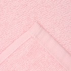 Полотенце махровое "Этель" 30*60 см, цв. бледно-розовый, 100% хлопок, 340 г/м2 - Фото 3