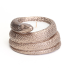 Свеча "Змея" в подсвечнике из гипса, 7,5х7,5х4,3, серо-коричневый - фото 23514297